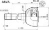 ASVA NS-23 Joint Kit, drive shaft